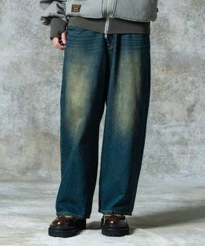 【予約商品】glamb(グラム)GB0325/P14 : The Wide Denim / ザワイドデニム - Indigo