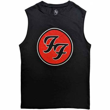 【予約商品】FOO FIGHTERS Unisex Tank バンドTシャツ: FF Logo (Black) - BLACK
