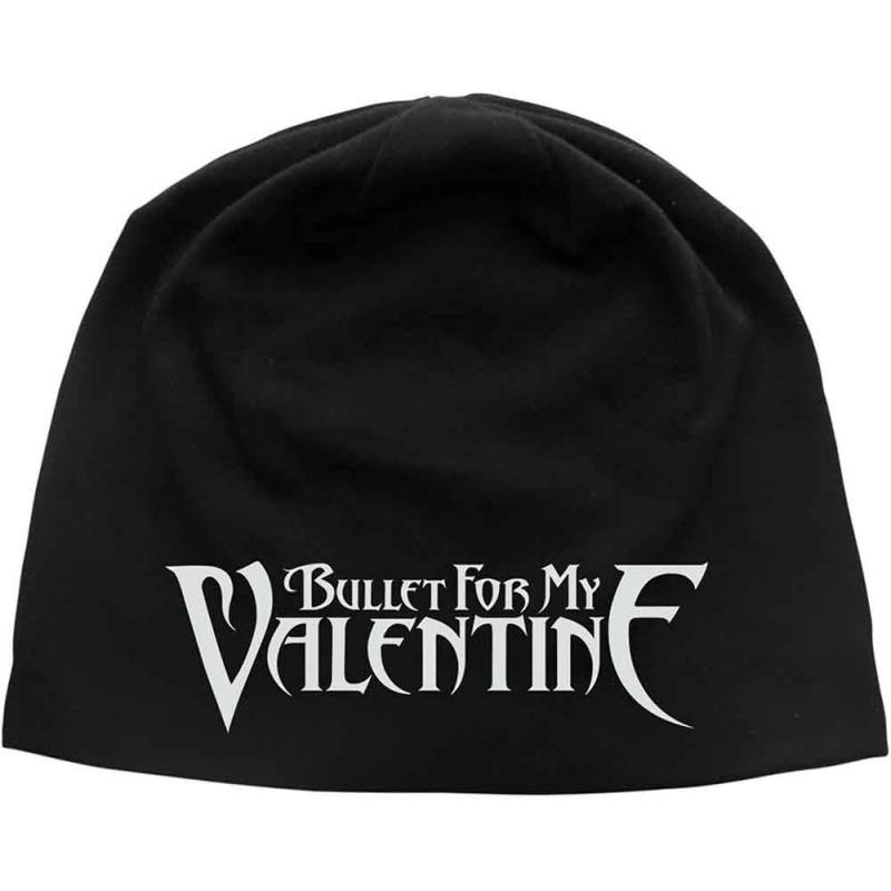 【予約商品】BULLET FOR MY VALENTINE Unisex Beanie Hat: Logo JD Print (Black) - BLACK