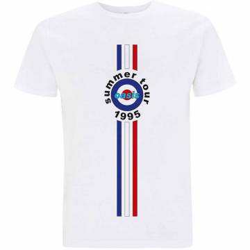 【予約商品】OASIS ユニセックスTシャツ: Stripes '95