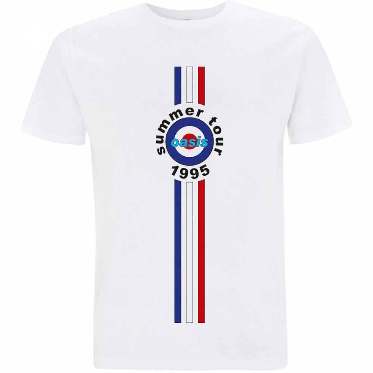 【予約商品】OASIS ユニセックスTシャツ: Stripes '95