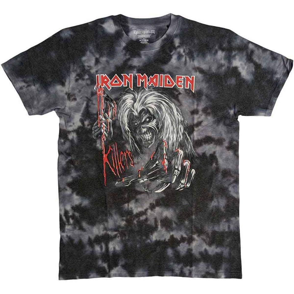 【予約商品】IRON MAIDEN バンドTシャツ ユニセックス: Ed Kills Again - BLACK