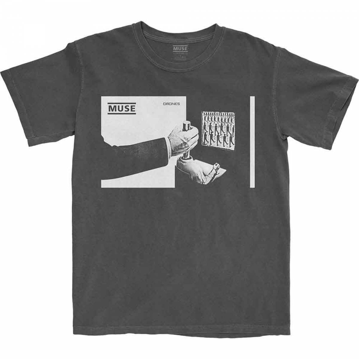 【予約商品】MUSE バンドTシャツ ユニセックス: Shifting (Charcoal Grey) - CHARCOAL GREY