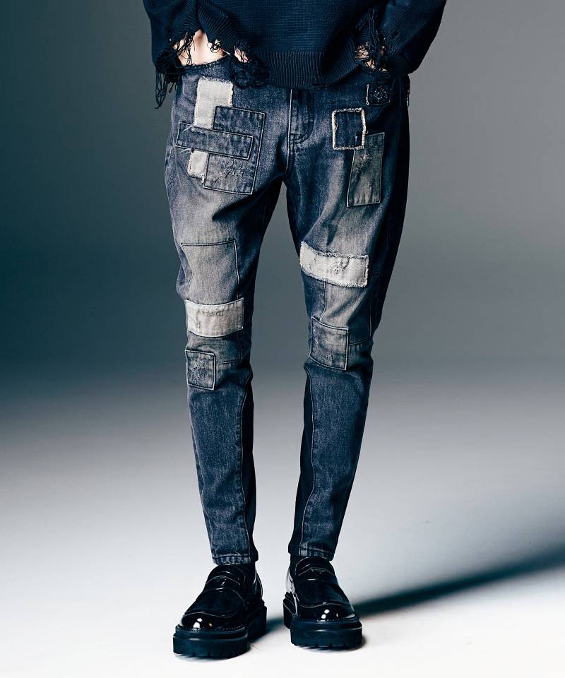 【予約商品】glamb(グラム)Unplugged Poly Denim / アンプラグドポリーデニム - Black