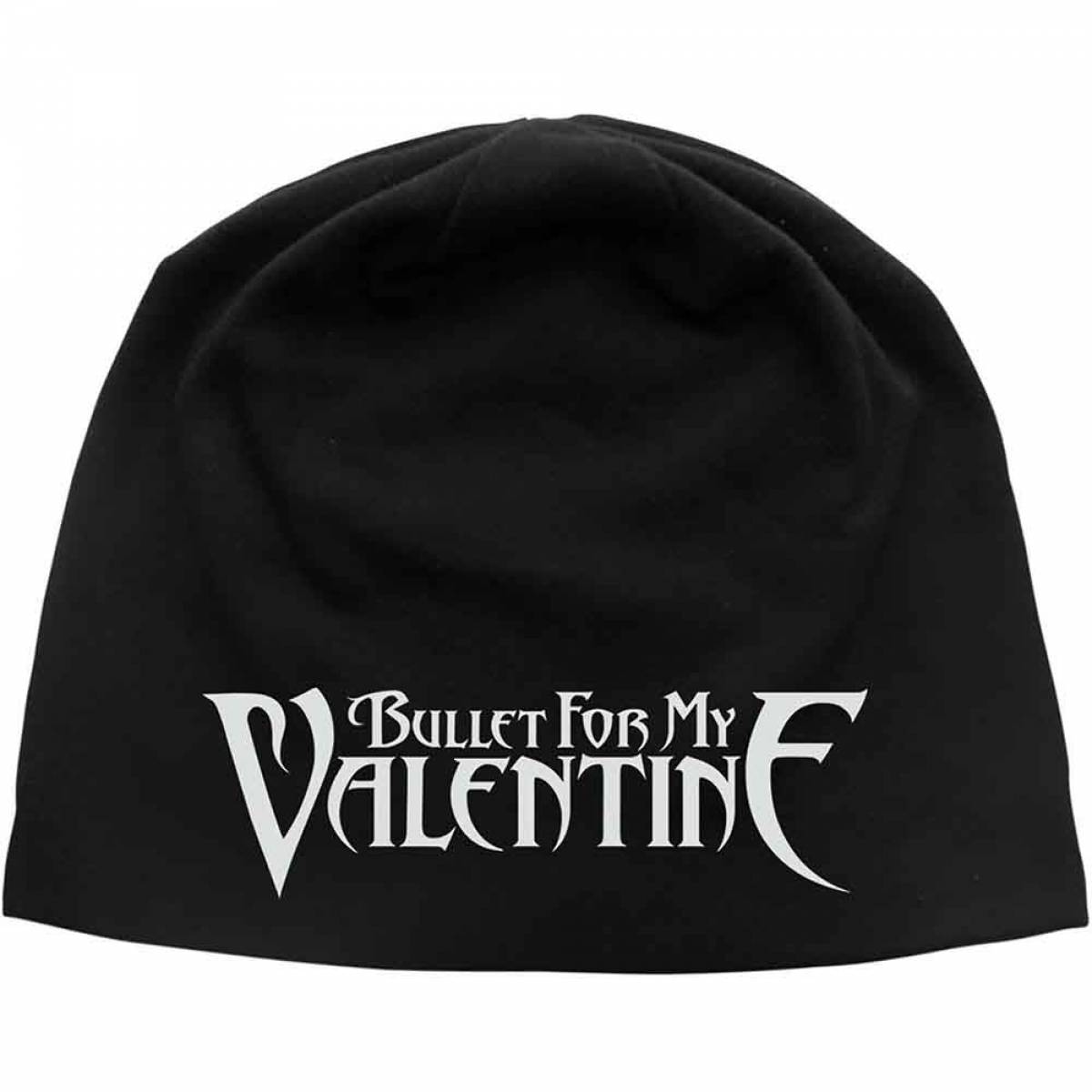 【予約商品】BULLET FOR MY VALENTINE Unisex Beanie Hat: Logo JD Print (Black) - BLACK