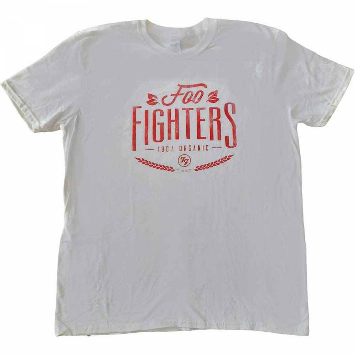 【予約商品】FOO FIGHTERS ユニセックスTシャツ: 100% Organic (Ex-Tour)