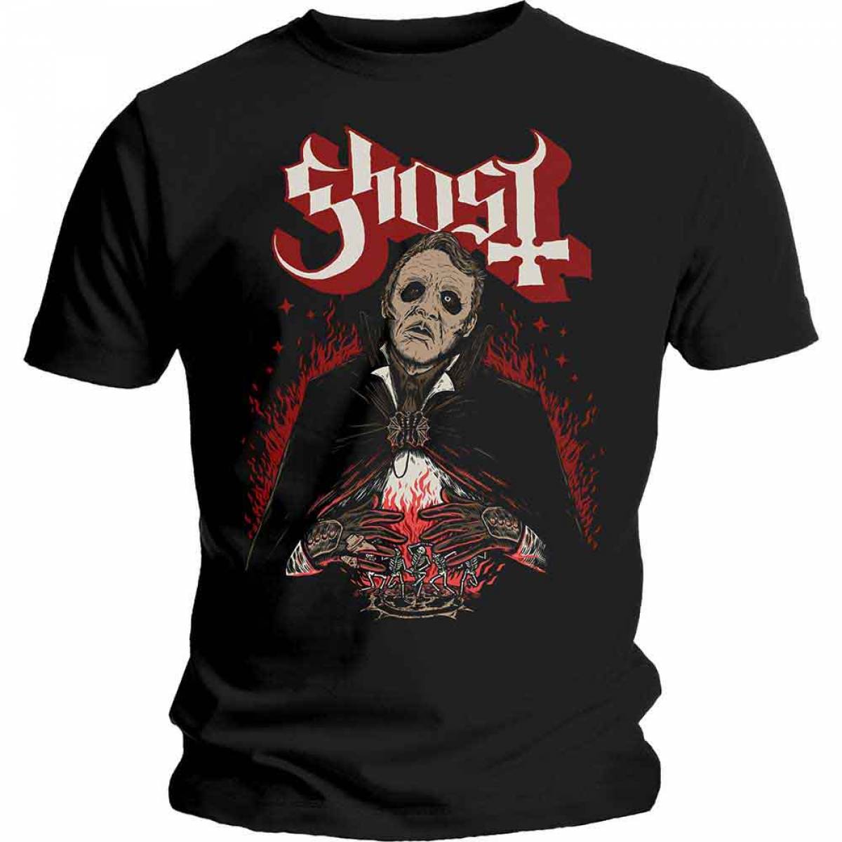 【予約商品】GHOST バンドTシャツ ユニセックス: Danse Macabre (Black) - BLACK