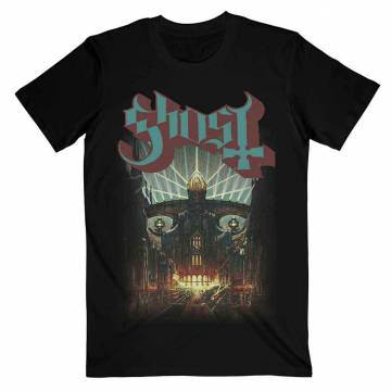 【予約商品】GHOST バンドTシャツ ユニセックス: Meliora (Black) - BLACK