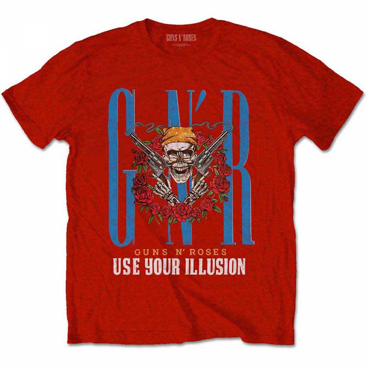 【予約商品】GUNS N' ROSES ユニセックスTシャツ: Bandana Skull