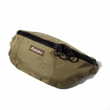 【予約商品】PUNK DRUNKERS でっけぇウエストBAG - KHAKI