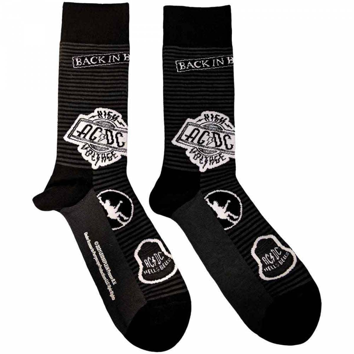 【予約商品】AC/DC Unisex Ankle Socks: Icons (UK Size 7 - 11)