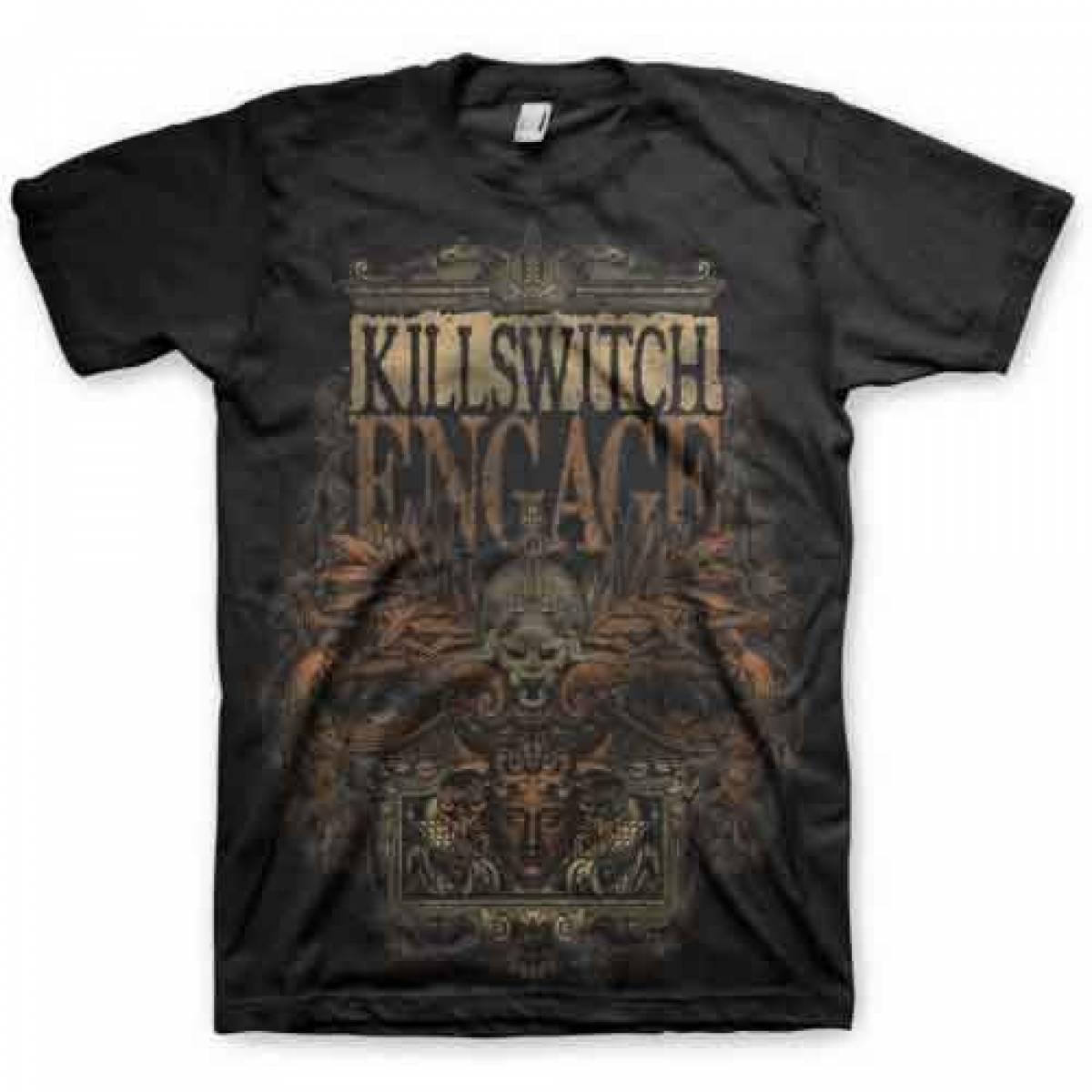 【予約商品】KILLSWITCH ENGAGE バンドTシャツ ユニセックス: Army (Black) - BLACK