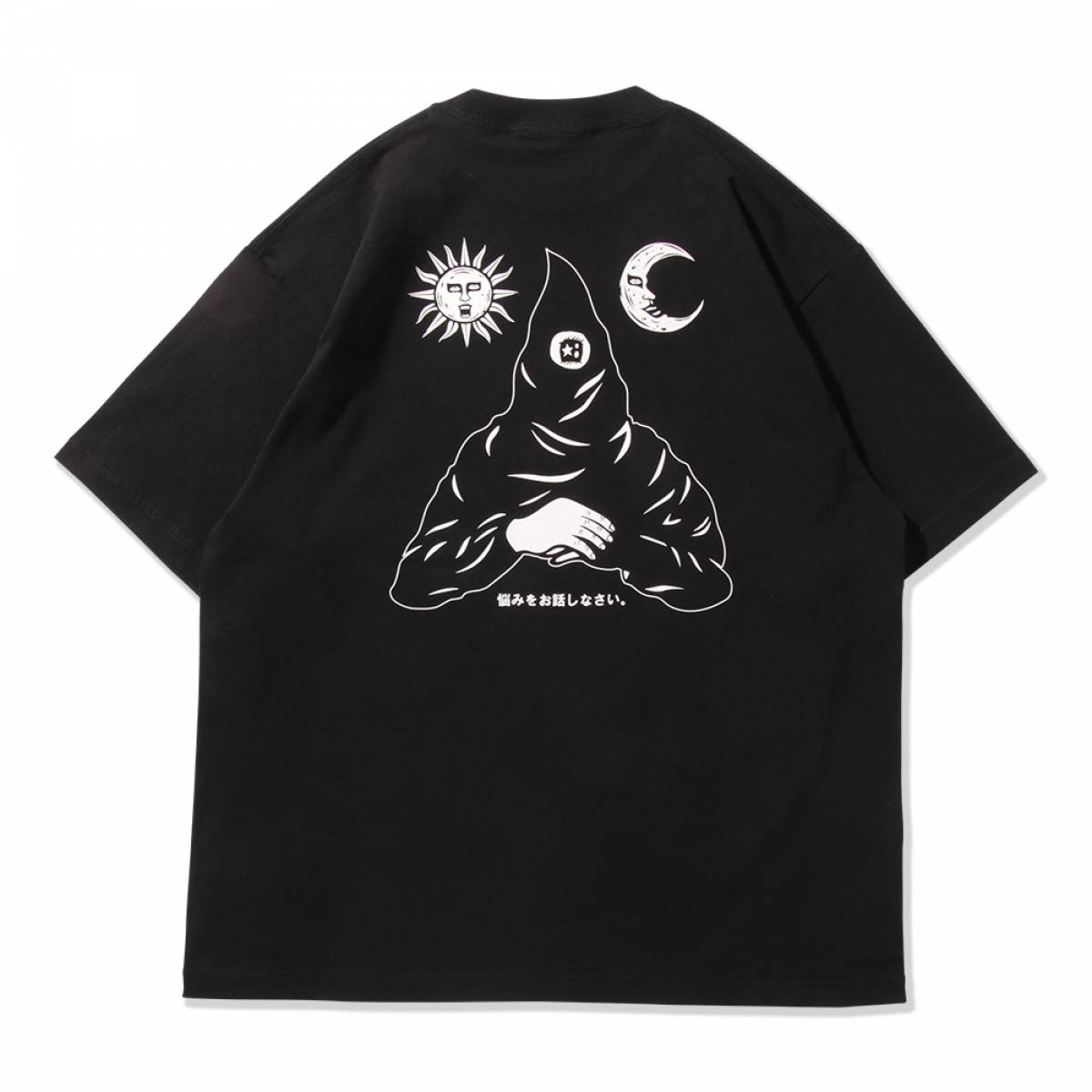 【予約商品】PUNK DRUNKERS(パンクドランカーズ)　占TEE - BLACK