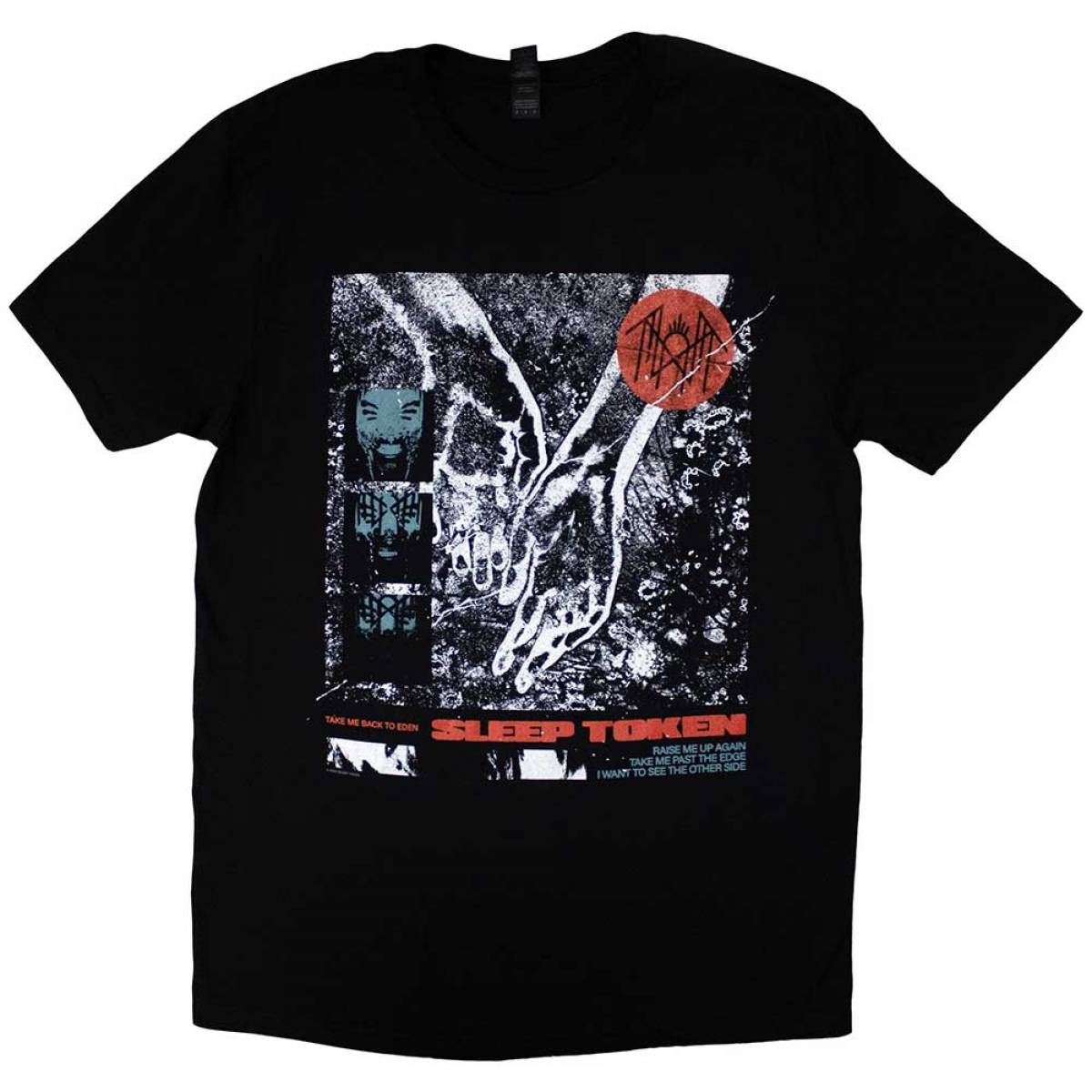 【予約商品】SLEEP TOKEN バンドTシャツ ユニセックス: Collage (Black) - BLACK