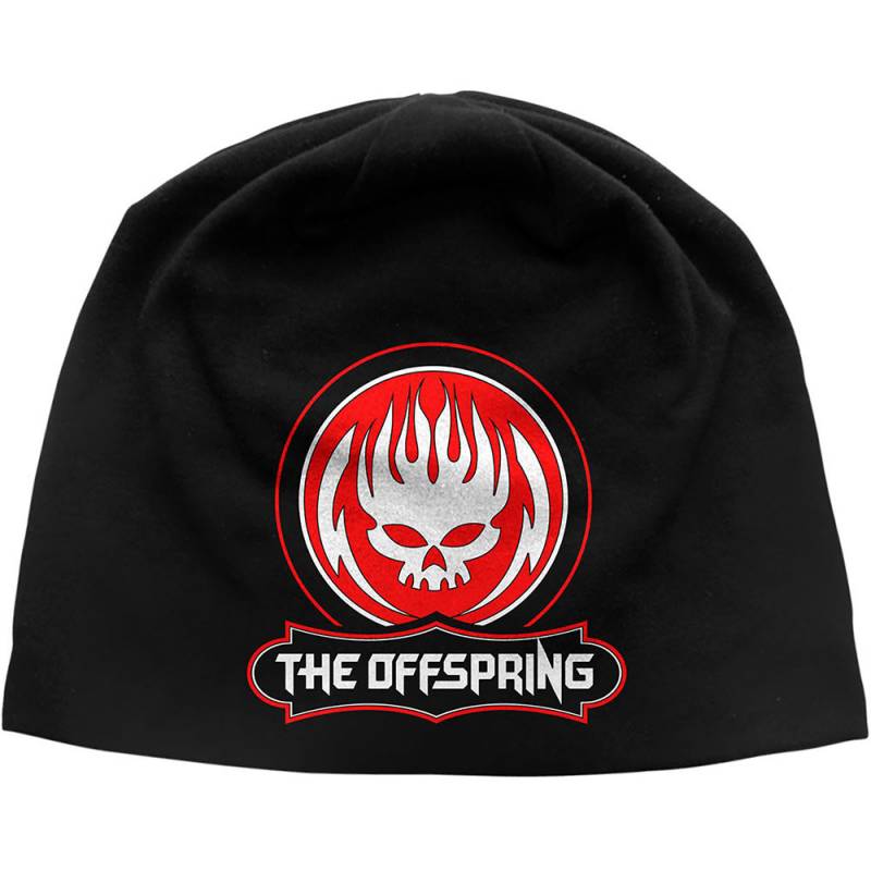 【予約商品】THE OFFSPRING Unisex Beanie Hat: Skull Logo JD Print (Black)