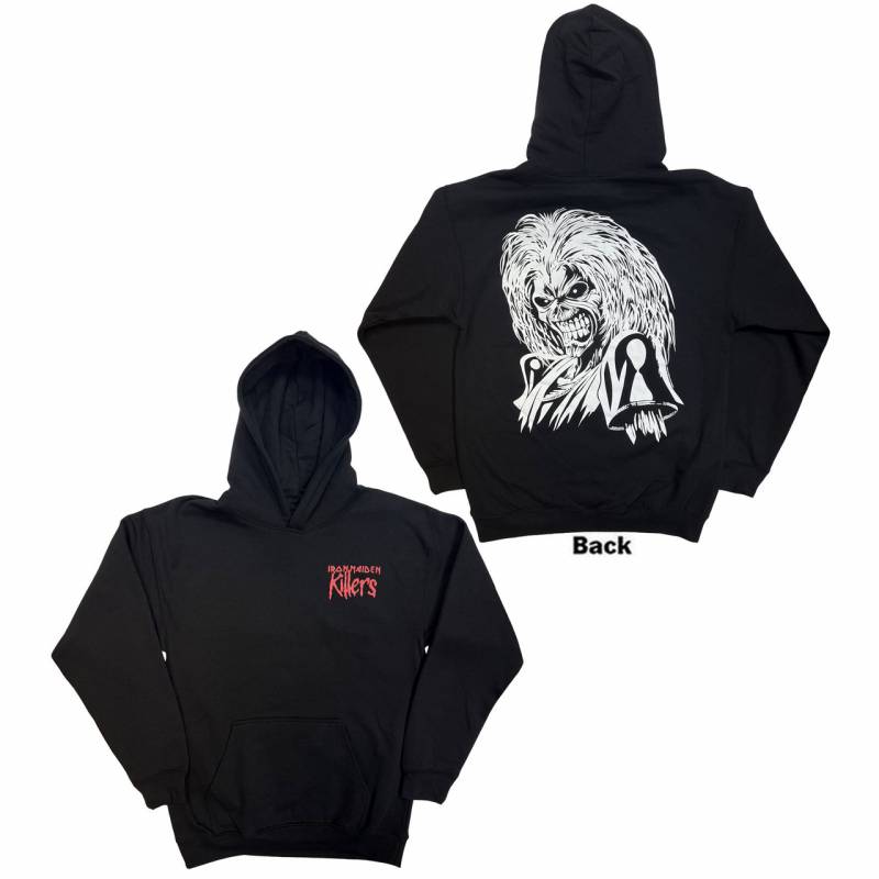 【予約商品】IRON MAIDEN Unisex Pullover Hoodie: Killers Eddie (Black) (Back Print)