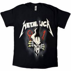 【予約商品】METALLICA バンドTシャツ ユニセックス: 40th Anniversary Ripper (Black)