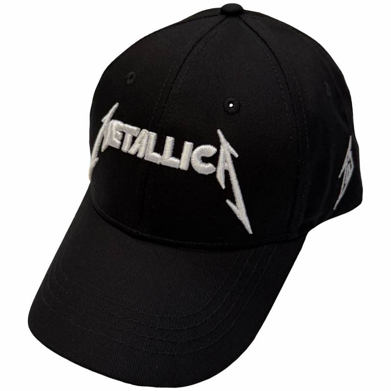 【予約商品】METALLICA Unisex Baseball Cap: Text & M Logos (Black)