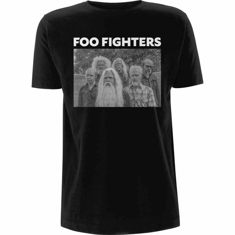 【予約商品】FOO FIGHTERS バンドTシャツ ユニセックス: Old Band Photo (Black)