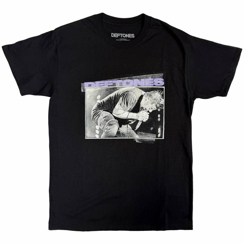 【予約商品】DEFTONES バンドTシャツ ユニセックス: Chino Live Photo (Black)