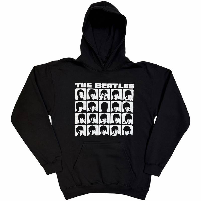 【予約商品】THE BEATLES Unisex Pullover Hoodie: Hard Days Night Faces Mono (Black)