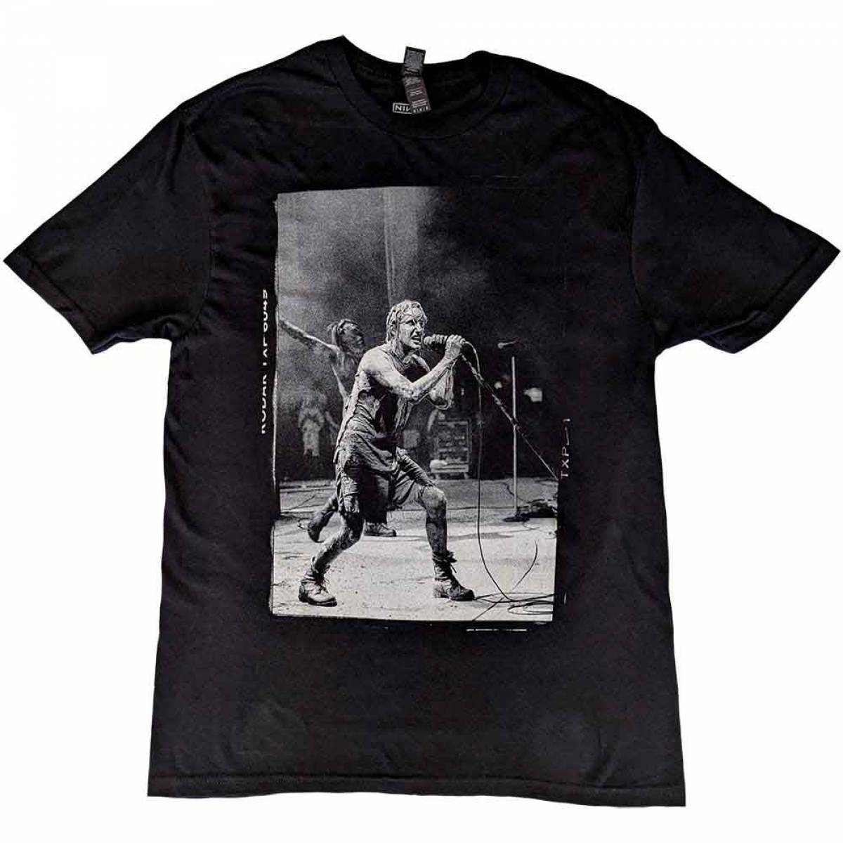 【予約商品】NINE INCH NAILS バンドTシャツ ユニセックス: Self Destruct '94 (Black) (Back Print) - BLACK