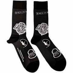 【予約商品】AC/DC Unisex Ankle Socks: Icons (Black) (UK Size 4 - 7) - BLACK