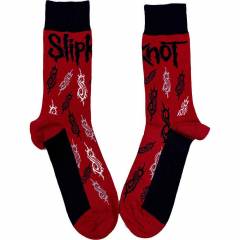 【予約商品】SLIPKNOT Unisex Ankle Socks: Tribal S (Red) (UK Size 7 - 11) - RED