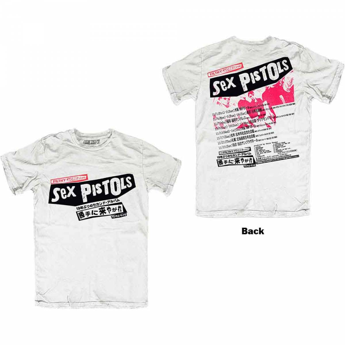 予約商品】THE SEX PISTOLS バンドTシャツ ユニセックス: Filthy 予約商品】THE SEX PISTOLS バンドTシャツ ユニセックス: Filthy