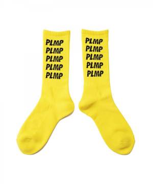 PSYCHOLOGICAL METAMORPHOSIS PLMP LOGO SOCKS 2 - YELLOW