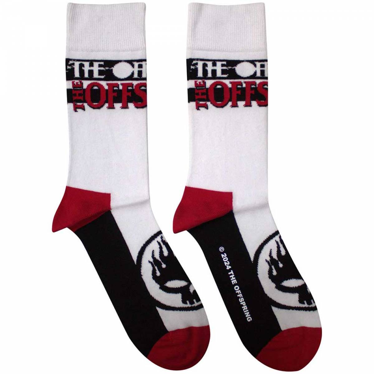 【予約商品】THE OFFSPRING Unisex Ankle Socks: Flaming Skull Logo (UK Size 7 - 11)