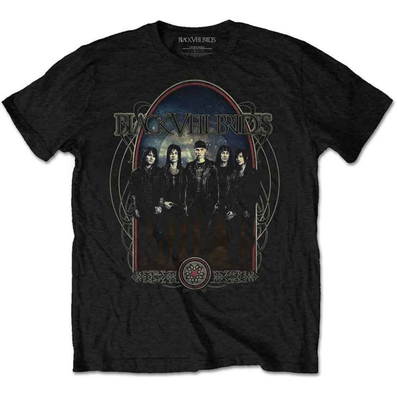 BLACK VEIL BRIDES バンドTシャツ ユニセックス: Ornaments (Black)