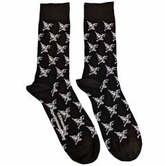 【予約商品】BLACK SABBATH Unisex Ankle Socks: Demon Pattern (Black) (UK Size 7 - 11)