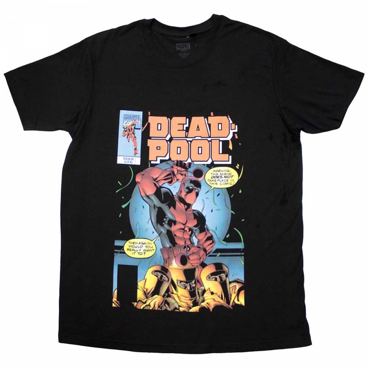 【予約商品】MARVEL COMICS ユニセックスTシャツ: Deadpool Bubble Text
