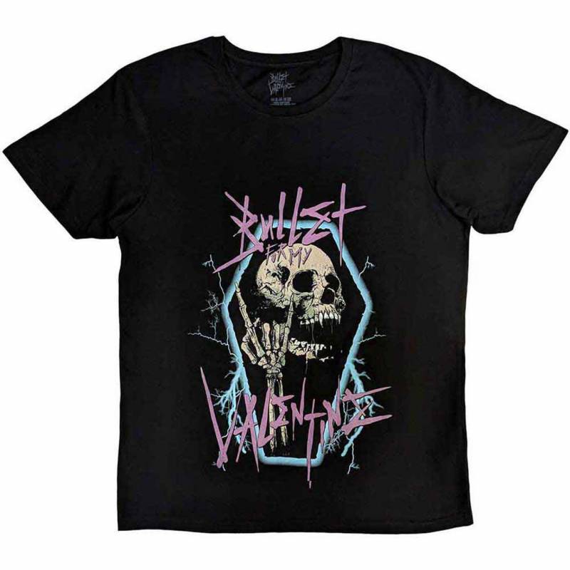 【予約商品】BULLET FOR MY VALENTINE バンドTシャツ ユニセックス: Thrash Skull 2 (Black)