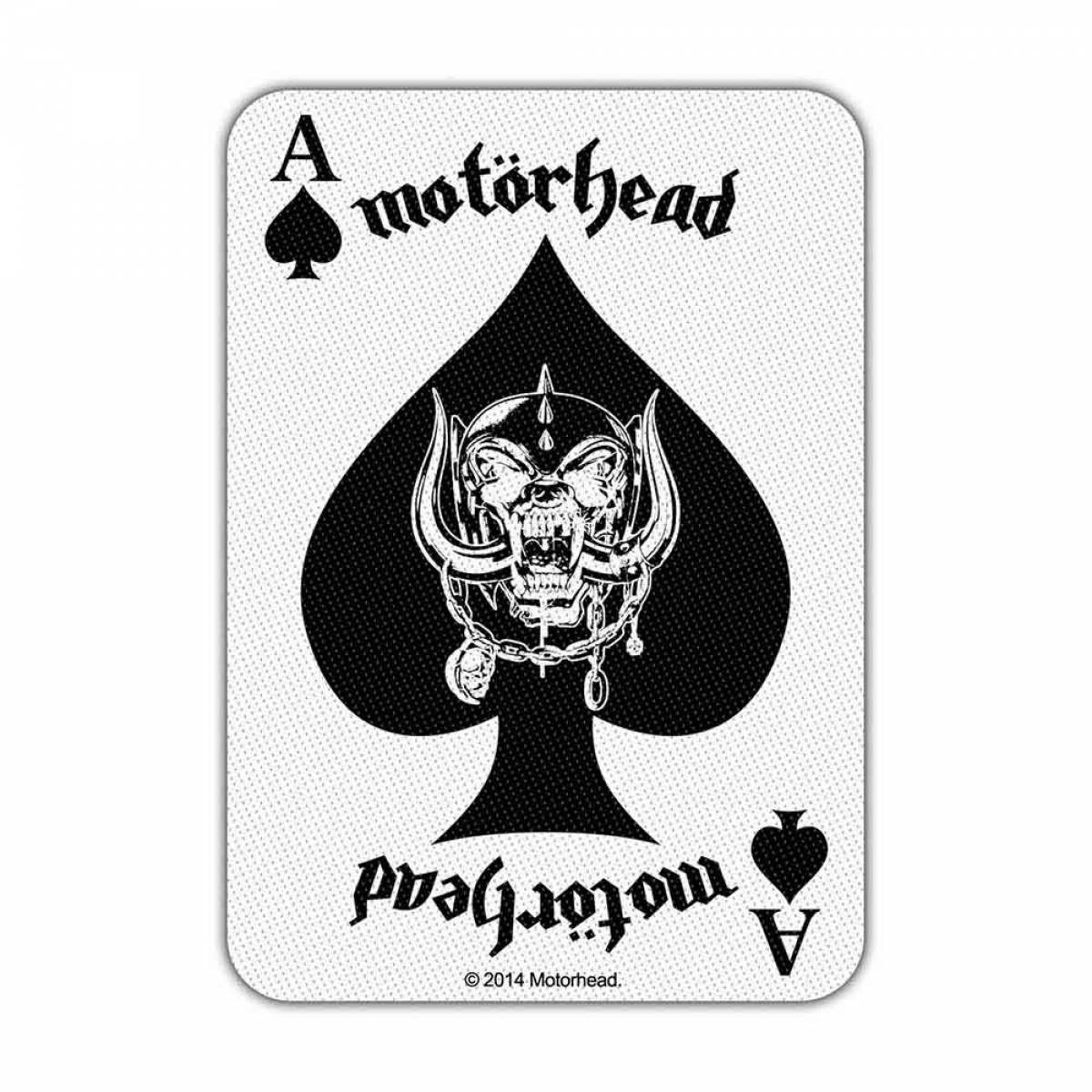 【予約商品】MOTORHEAD Woven Patch: Ace of Spades Card (Standard)