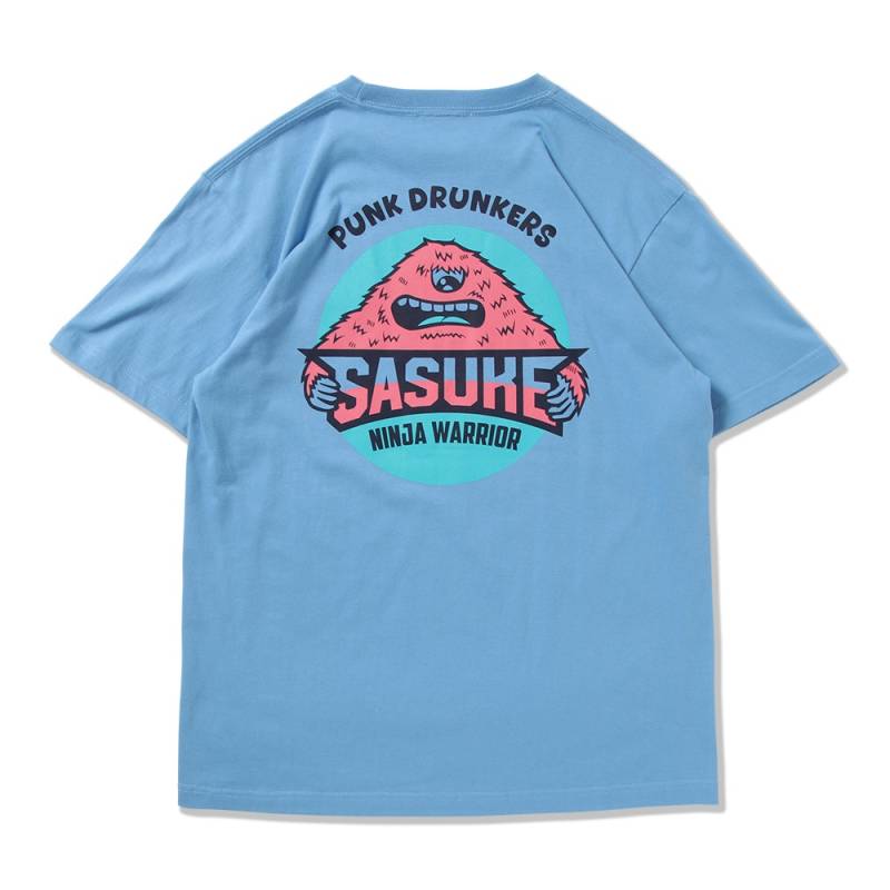 【予約商品】PUNK DRUNKERS (パンク・ドランカーズ) ［PDSxSASUKE］ボタンTEE - SAX
