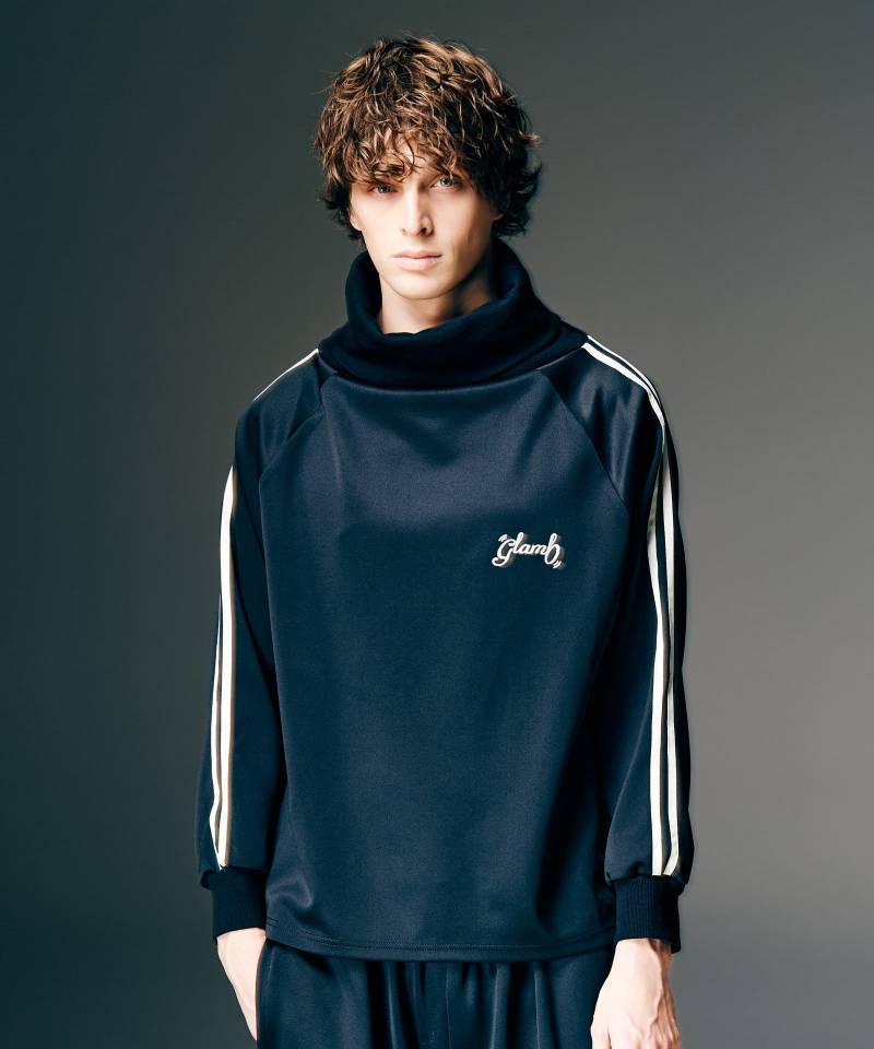 【予約商品】glamb(グラム)Turtleneck Jersey / タートルネックジャージ - Black