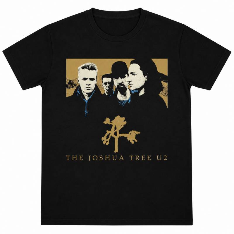 【予約商品】U2 バンドTシャツ ユニセックス: Joshua Tree (Black)