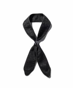 【予約商品】glamb(グラム) Studs Line Scarf / スタッズラインスカーフ - Black×Paisley