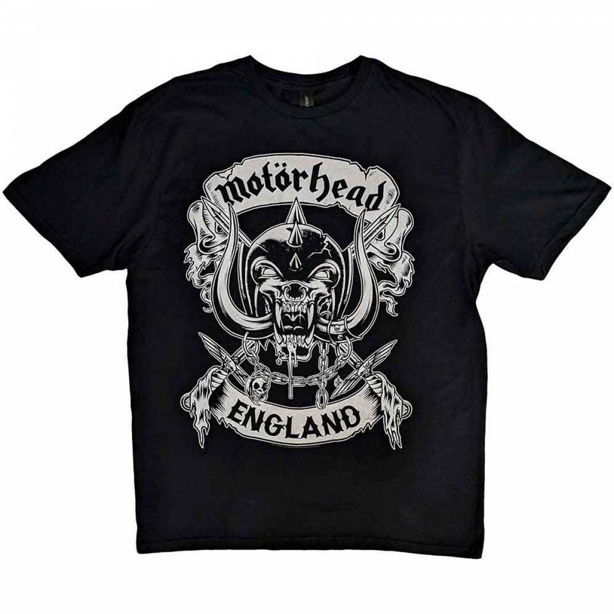 【予約商品】MOTORHEAD ユニセックスTシャツ: Crossed Swords England Crest