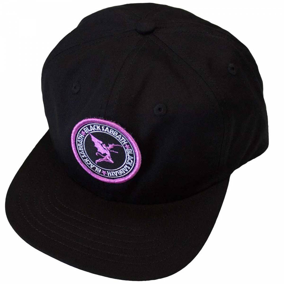 【予約商品】BLACK SABBATH Unisex Baseball Cap: Purple Daemon Emblem - BLACK