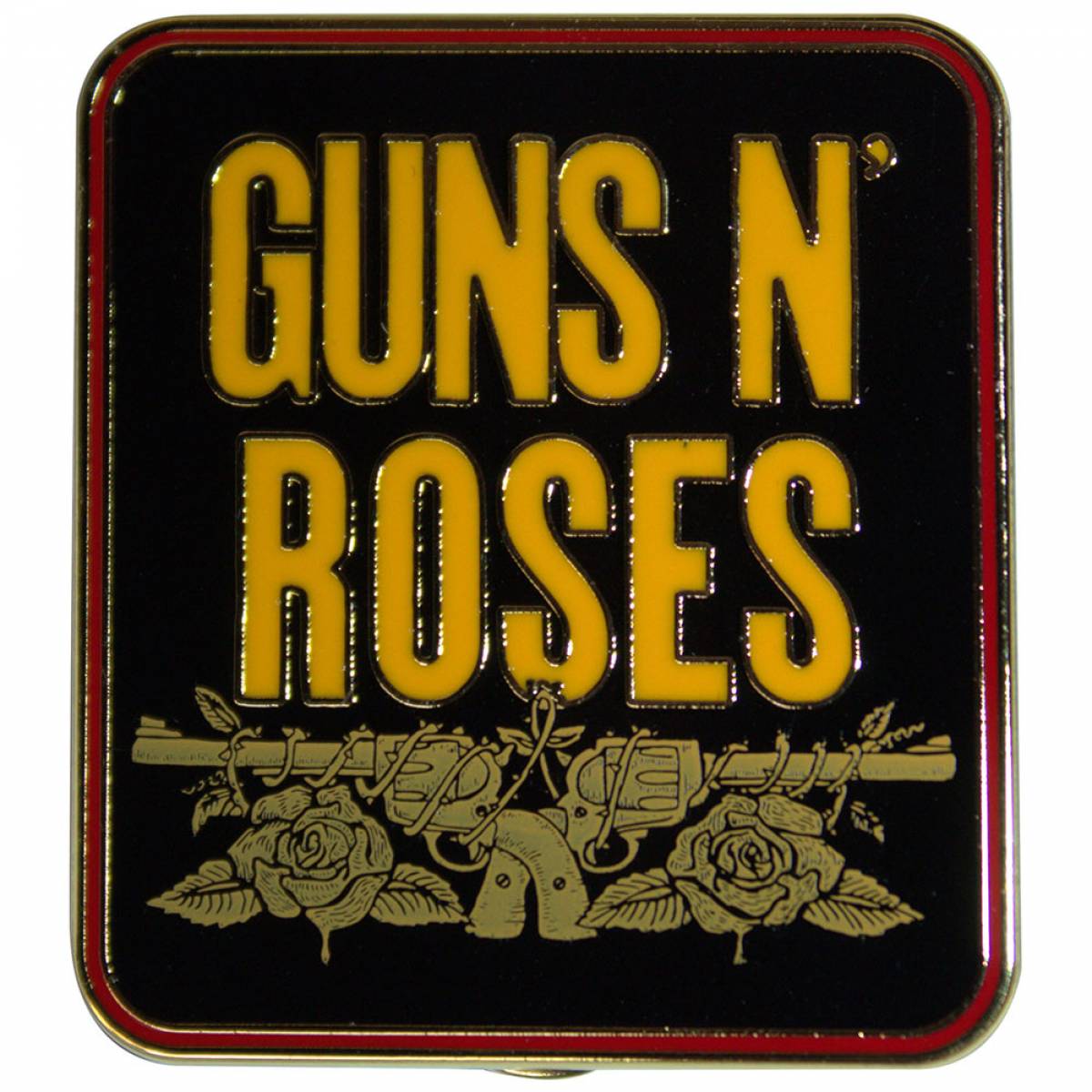 【予約商品】GUNS N' ROSES Pin Badge: Stacked Black