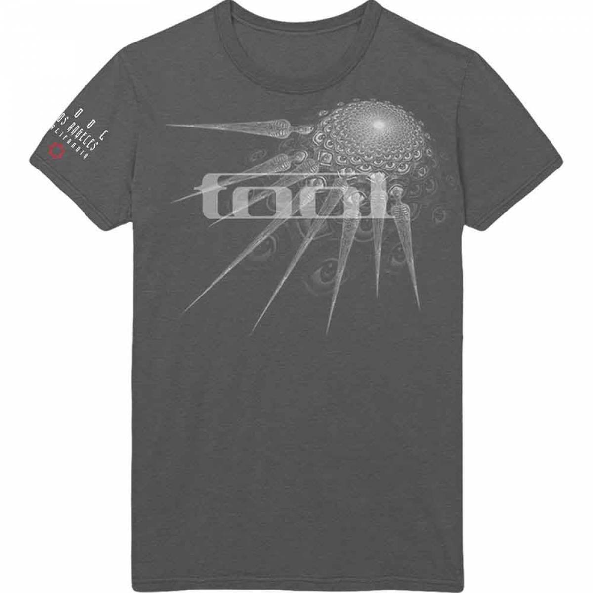 【予約商品】TOOL バンドTシャツ ユニセックス: Spectre Spike (Charcoal Grey) (Back Print) - CHARCOAL GREY