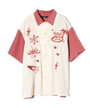 【予約商品】glamb (グラム)GB0224/SH02 : Good Trip Shirt / グッドトリップシャツ - Pink