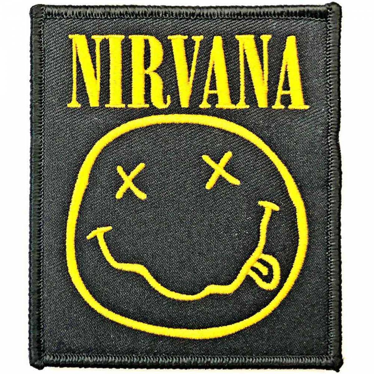 【予約商品】NIRVANA Standard Woven Patch: Happy Face