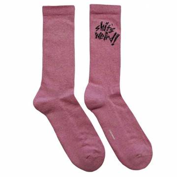 【予約商品】YUNGBLUD Unisex Ankle Socks: Weird! (UK Size 7 - 11) - PINK