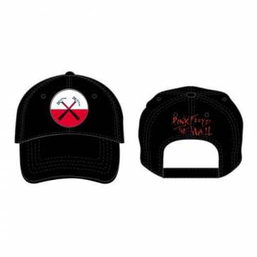 【予約商品】PINK FLOYD Unisex Baseball Cap: The Wall Hammers Logo (Black) - BLACK