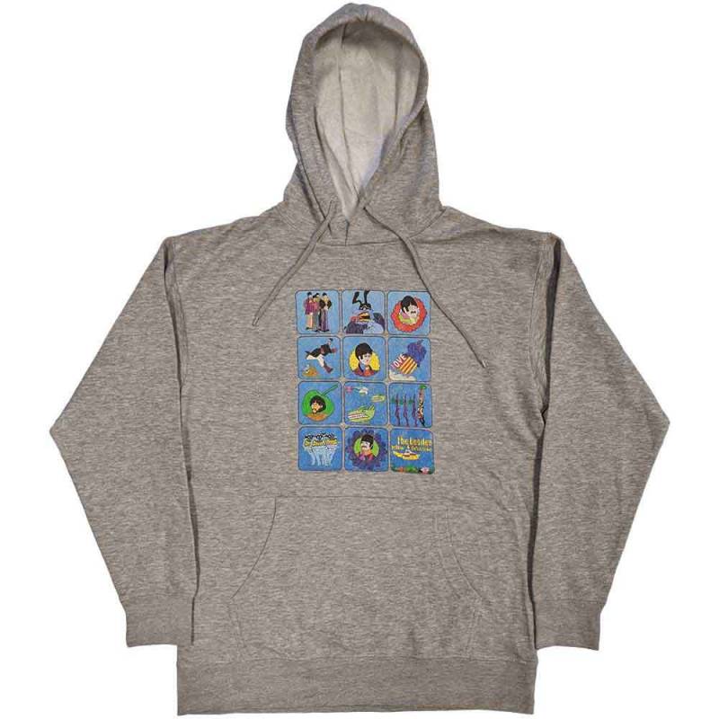 【予約商品】THE BEATLES Unisex Pullover Hoodie: Yellow Submarine Sub Montage (Grey)