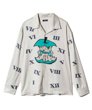 【予約商品】glamb(グラム)GB0125/SH04 : Eaten Apple Shirt / イートゥンアップルシャツ - Ivory